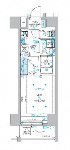 メインステージ両国IIIの間取り図