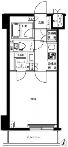 ルーブル板橋区役所前の間取り図