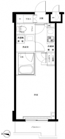 ルーブル高島平の間取り図
