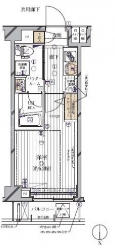 メインステージ多摩川IIIの間取り図
