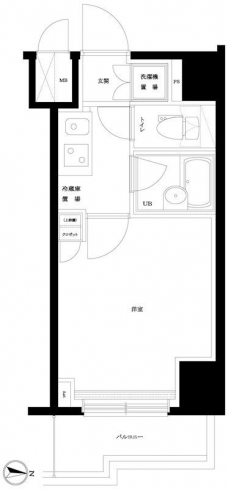 ルーブル大森町の間取り図
