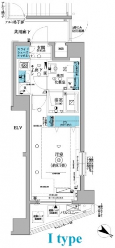 フェニシア三軒茶屋の間取り図
