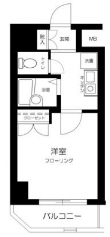 ヴェルト池袋の間取り図