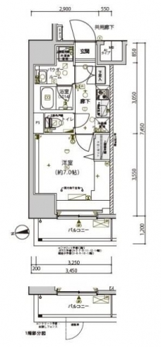 メインステージ南砂町IIの間取り図
