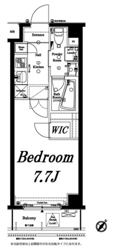 アクサス鵜の木アジールコートの間取り図