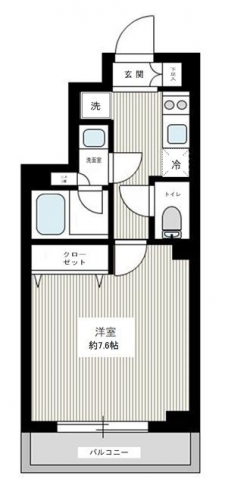 ＸＥＢＥＣ下丸子の間取り図