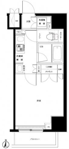 ルーブル板橋区役所前の間取り図
