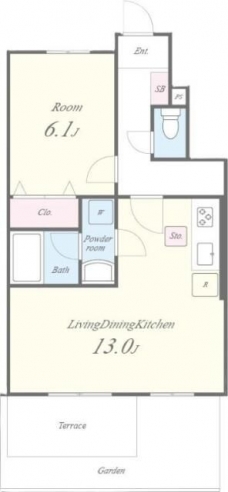 ヴィラージュ志伊IIIの間取り図