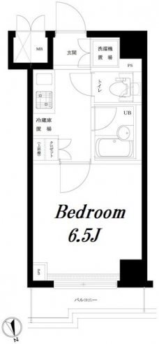 ルーブル大井町参番館の間取り図