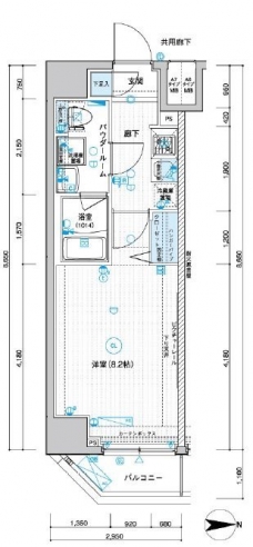 メインステージ武蔵関駅前IIの間取り図