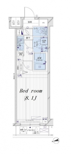 メインステージ府中中河原駅前の間取り図