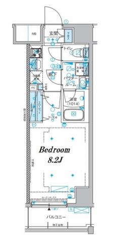 メインステージ両国IIIの間取り図