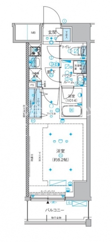メインステージ両国IIIの間取り図