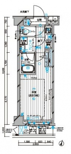 メインステージ板橋志村IIの間取り図