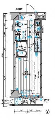 メインステージ板橋志村IIの間取り図
