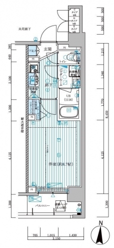 メインステージ菊川の間取り図