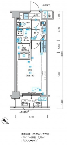 メインステージ小竹向原の間取り図