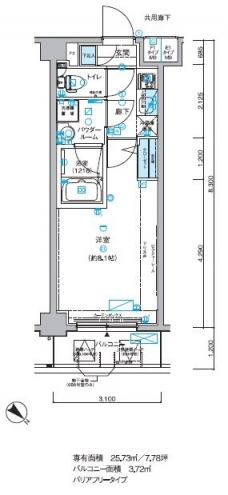 メインステージ小竹向原の間取り図