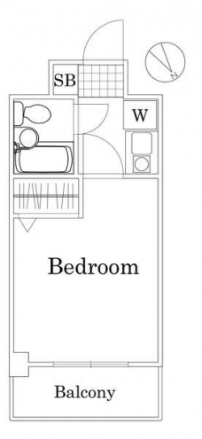 アーバンヒルズ早稲田の間取り図