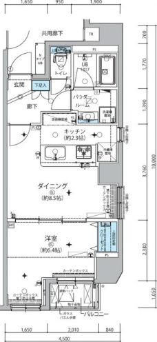 メインステージ信濃町の間取り図