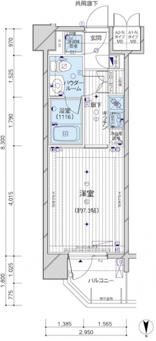 メインステージパーク大山の間取り図