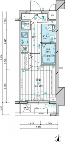 メインステージ多摩川IIの間取り図