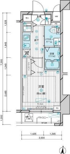 メインステージ多摩川IIの間取り図