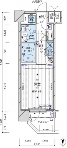 メインステージパーク大山の間取り図
