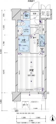 メインステージパーク大山の間取り図