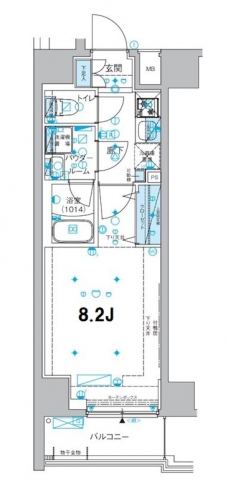 メインステージ両国IIIの間取り図