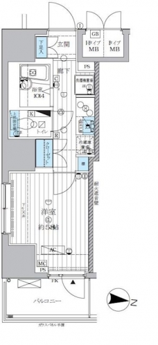 ランドステージ両国の間取り図