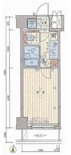ルーブル大島の間取り図