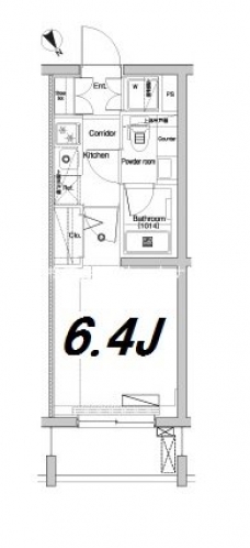 プレミアムキューブ大崎の間取り図