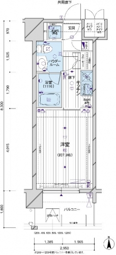 メインステージパーク大山の間取り図