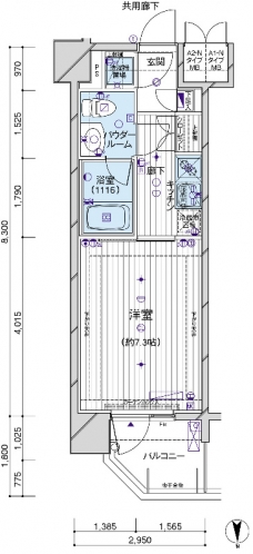 メインステージパーク大山の間取り図