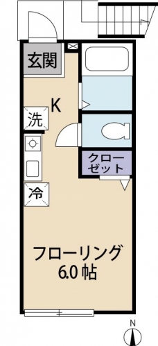 エスポワール五本木の間取り図