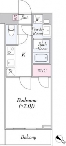 ロイジェント大山西町の間取り図