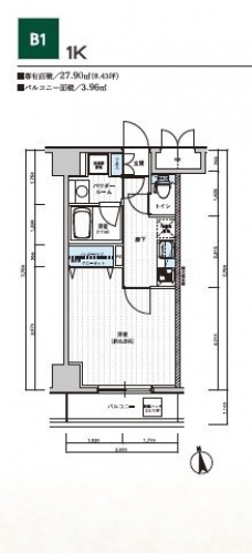 メインステージ西葛西IIの間取り図