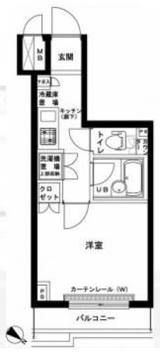 ルーブル下丸子の間取り図