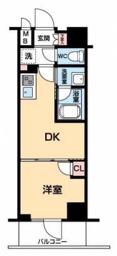 ハーモニーレジデンス大塚山手インサイドの間取り図