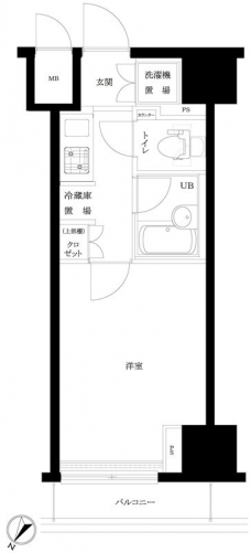 ルーブル豊島千石の間取り図
