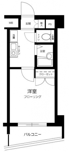 ロイヤルパレス高円寺の間取り図