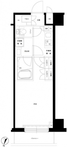 ルーブル東十条の間取り図