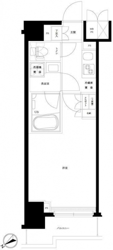 ルーブル板橋東新町弐番館の間取り図