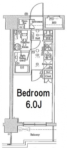 グラントゥルース門前仲町の間取り図