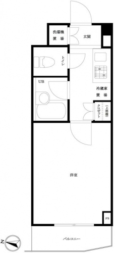 ルーブル池袋の間取り図