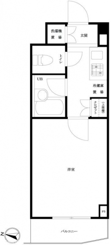 ルーブル池袋の間取り図