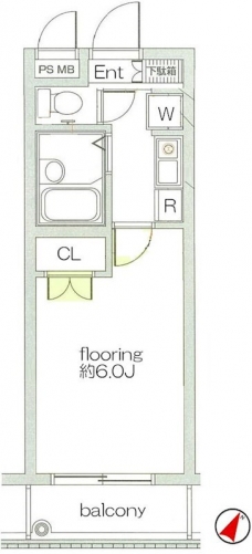 グランヴァン西馬込の間取り図