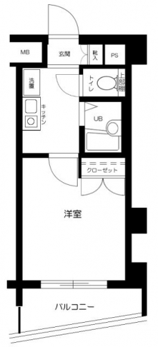 ロイヤルパレス高円寺の間取り図