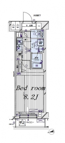 メインステージ府中中河原駅前の間取り図
